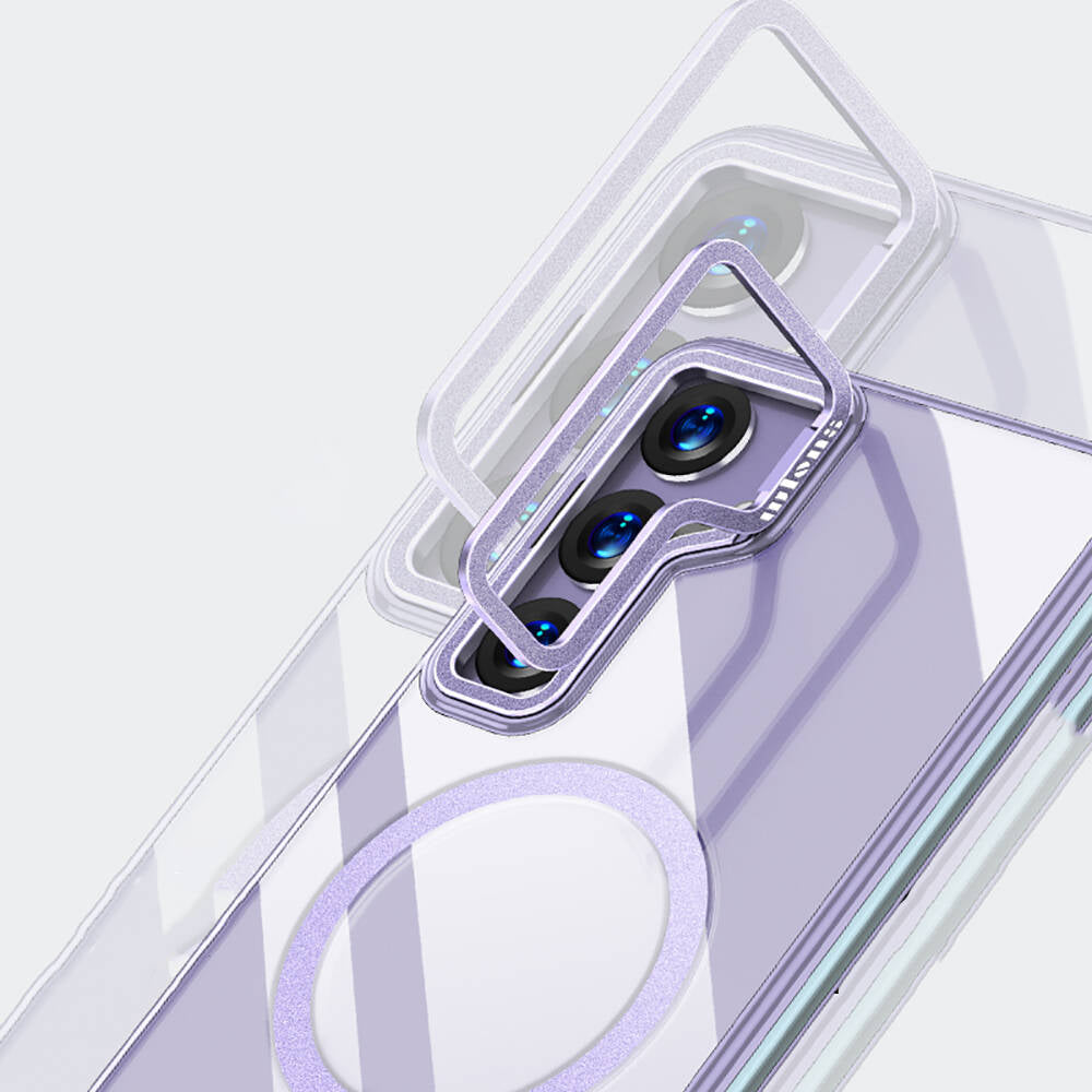 Galaxy S24 Kılıf Magsafe Şarj Özellikli Wlons Standlı Efsane Kılıf Siyah