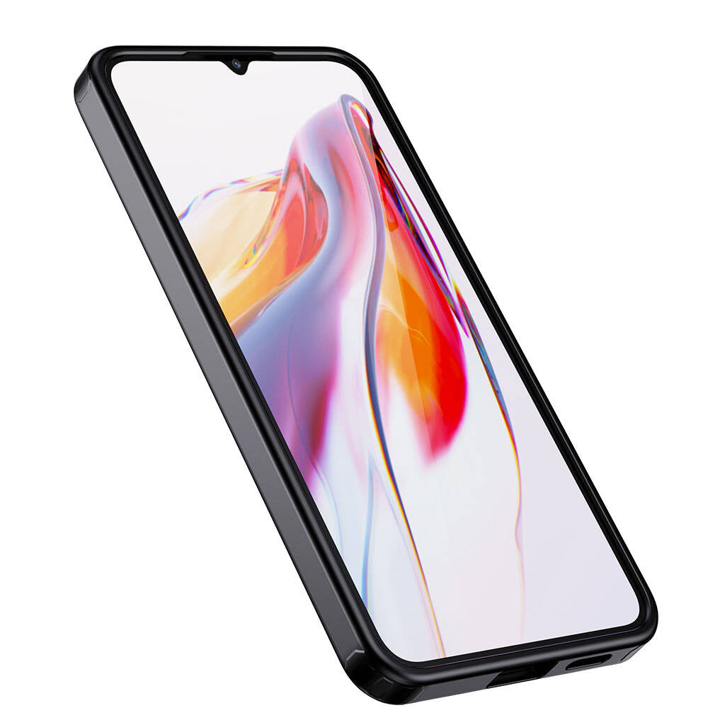 Galaxy S24 Plus Kılıf Aramid Karbon Fiber Magsafe Özellikli Wlons Radison Kılıf Siyah