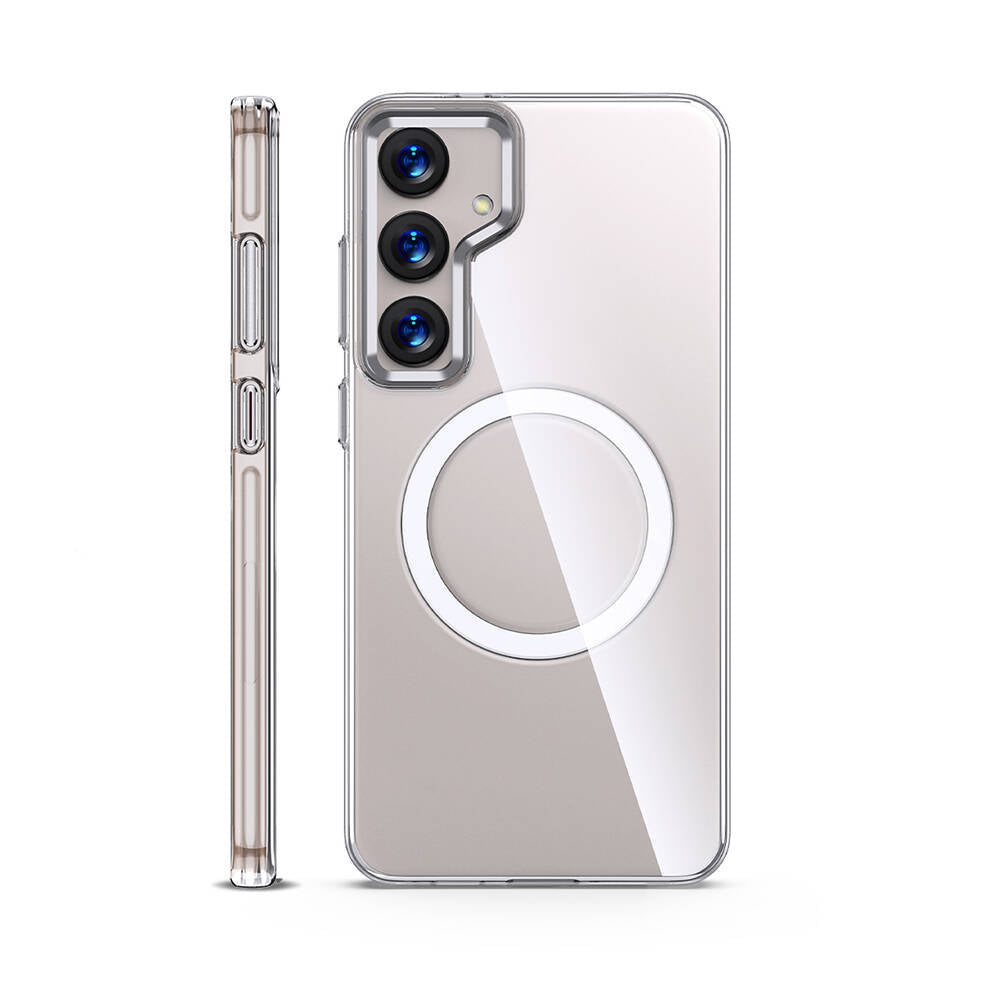 Galaxy S24 Plus Kılıf Magsafe Şarj Özellikli Wlons Efsane Kılıf Renksiz