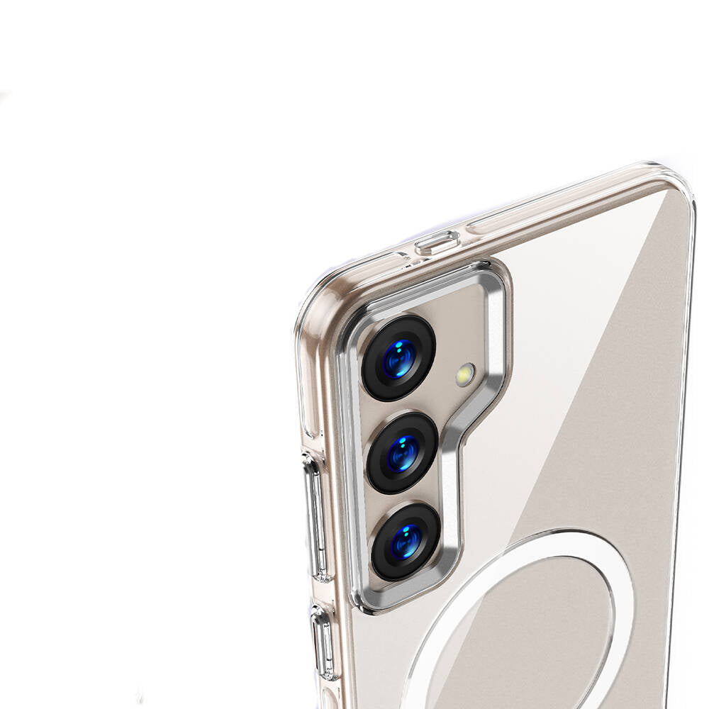 Galaxy S24 Plus Kılıf Magsafe Şarj Özellikli Wlons Efsane Kılıf Renksiz