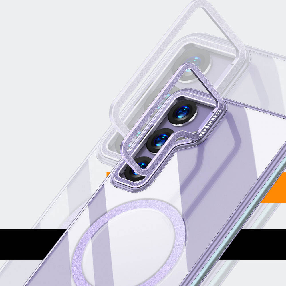 Galaxy S24 Plus Kılıf Magsafe Şarj Özellikli Wlons Standlı Efsane Kılıf Siyah