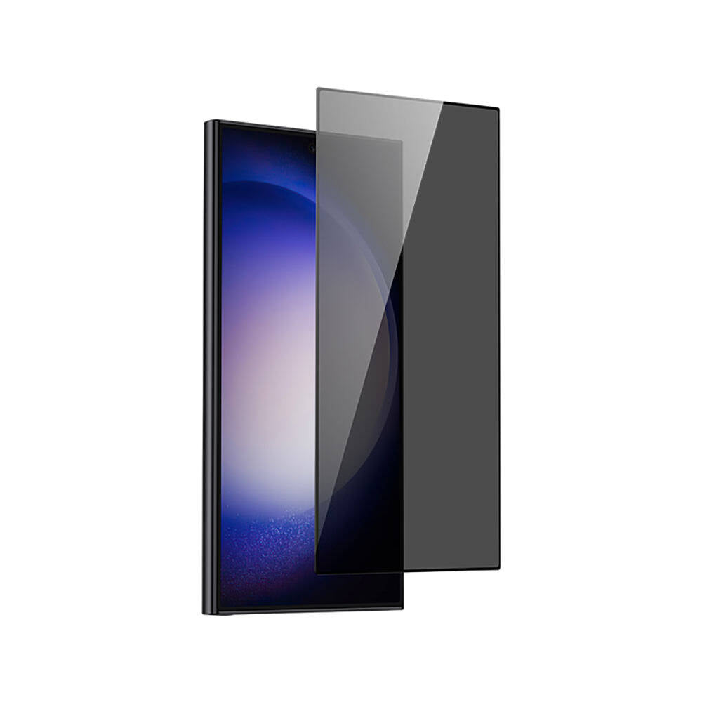 Galaxy S24 Ultra Benks Ultra Shield 0.3mm Privacy Ekran Koruyucu + Kolay Uygulama Aparatlı Siyah