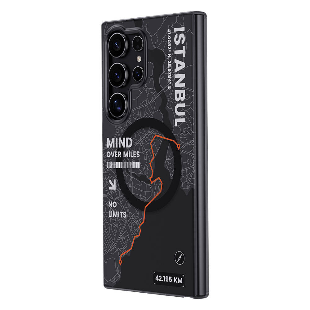 Galaxy S24 Ultra Kılıf Magsafe Şarj Özellikli Benks City Serisi Kılıf Mavi