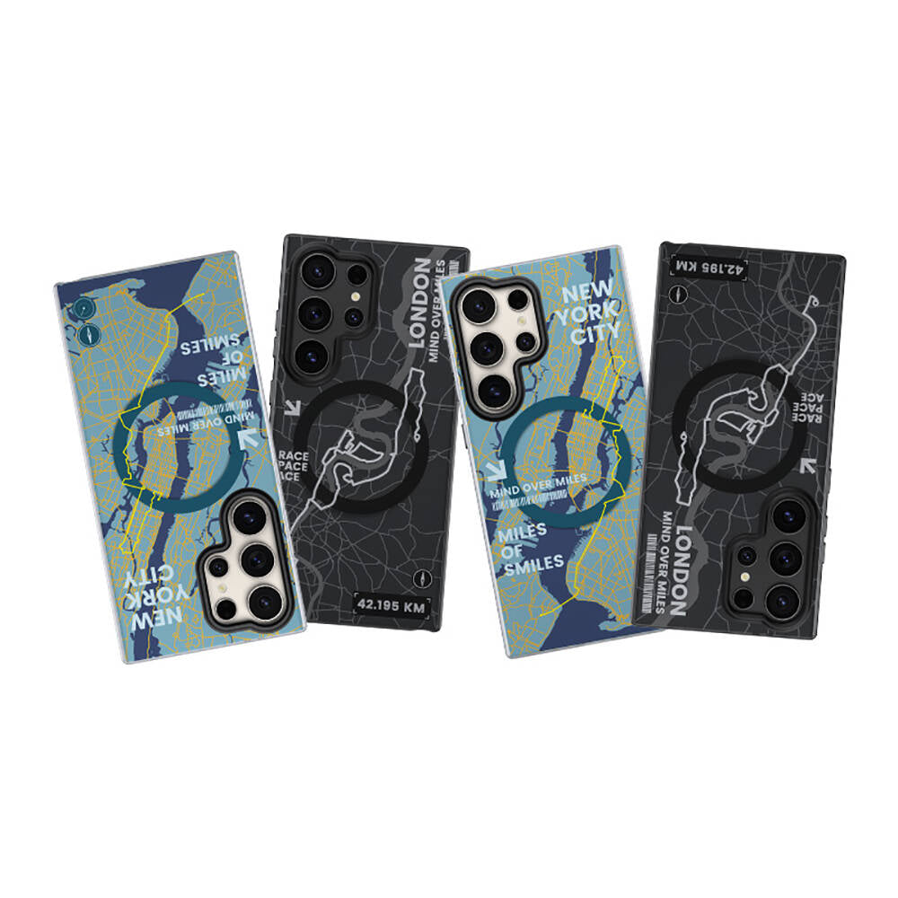 Galaxy S24 Ultra Kılıf Magsafe Şarj Özellikli Benks City Serisi Kılıf Mavi