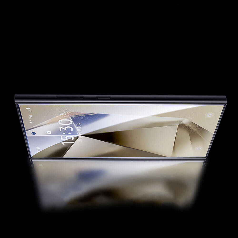 Galaxy S24 Ultra Wiwu Wi-GT012 iVista Darbeye Karşı Dayanıklı HD Temperli Cam Ekran Koruyucu Siyah