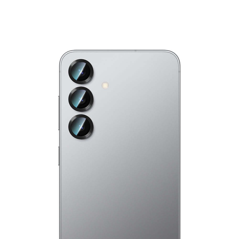 Galaxy S25 CaseWorld Alloy Serisi Oleofobik Anti Reflective Kamera Lens Koruyucu Mavi