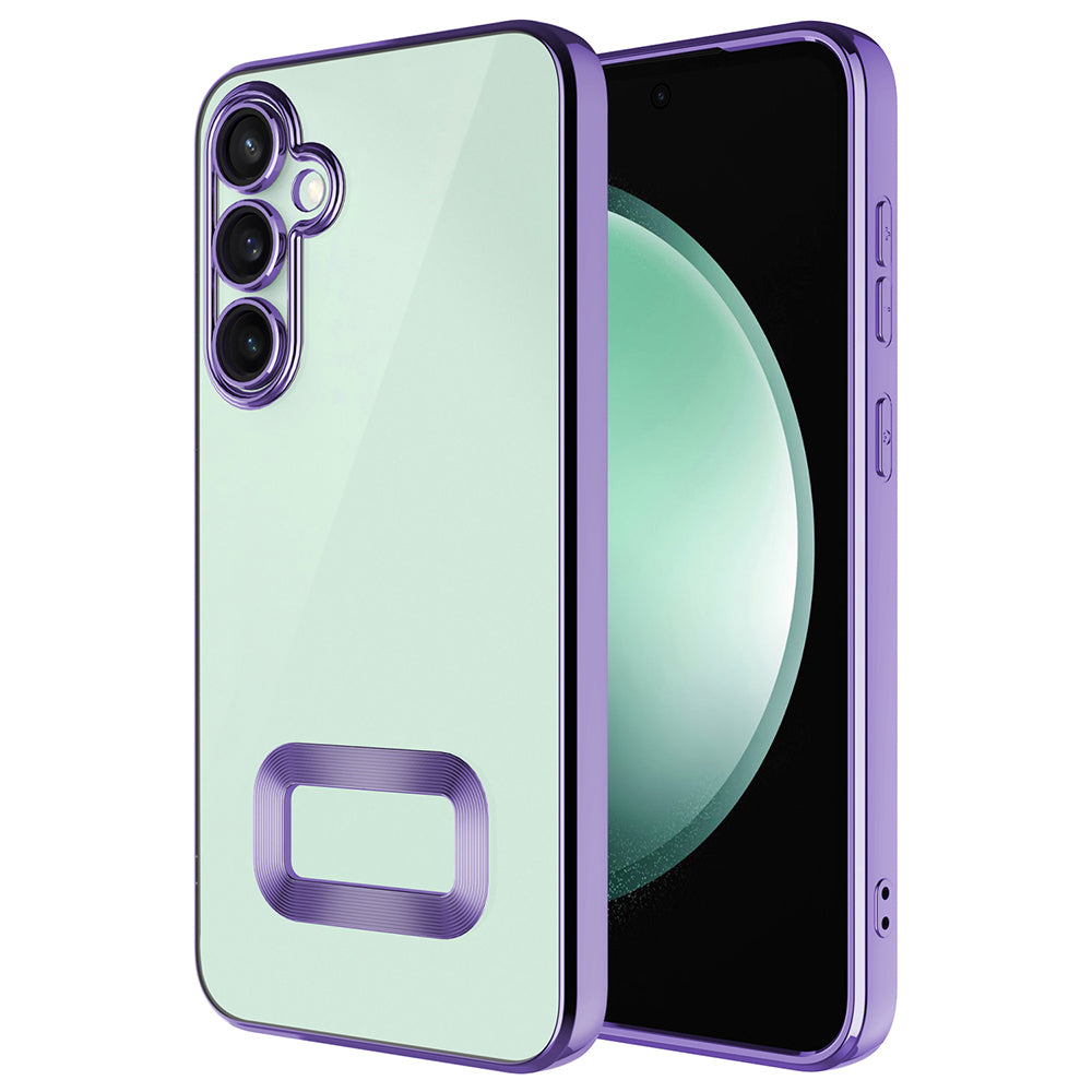 Galaxy S25 FE Kılıf Kamera Korumalı Logo Gösteren Zore Omega Kapak