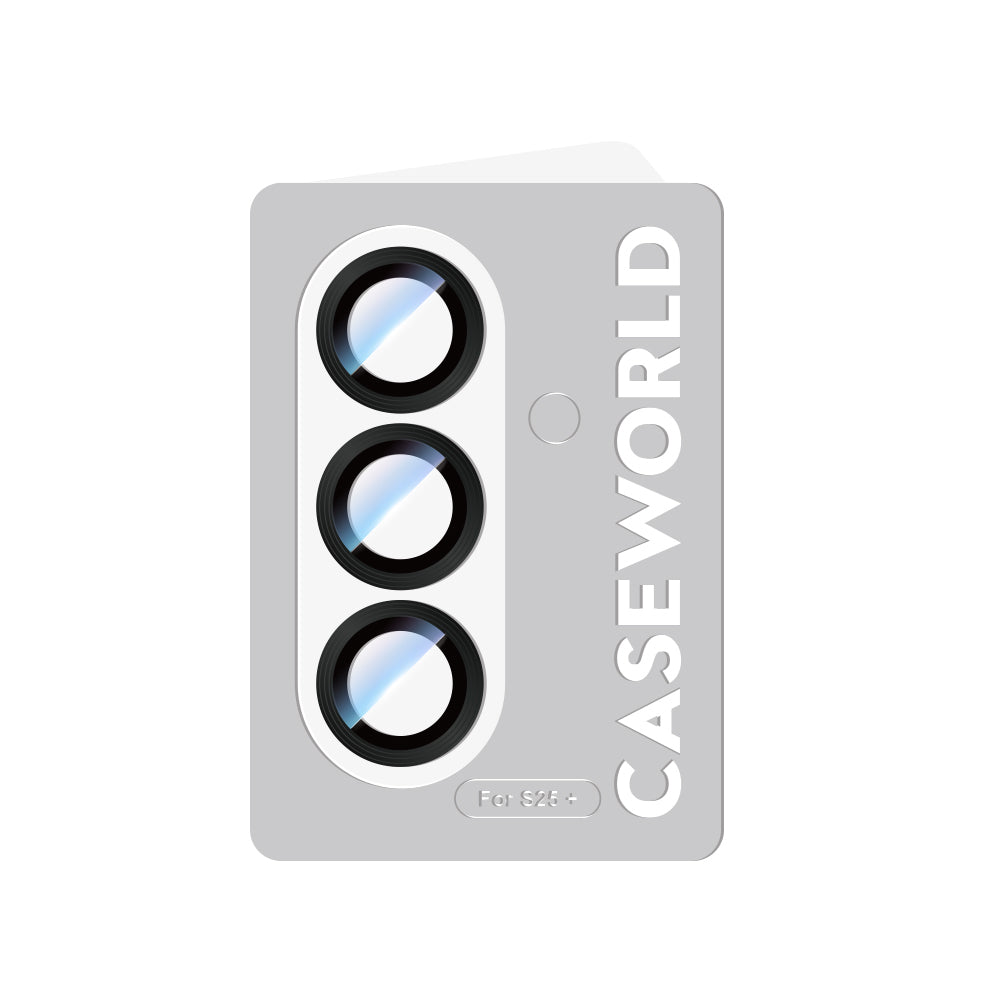 Galaxy S25 Plus CaseWorld Alloy Serisi Oleofobik Anti Reflective Kamera Lens Koruyucu Gümüş