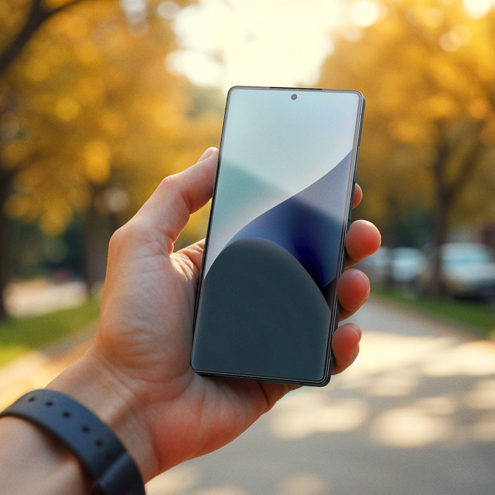 Galaxy S25 Ultra Amazingthing Radix Parmak İzi Bırakmayan Temperli Cam Ekran Koruyucu Siyah