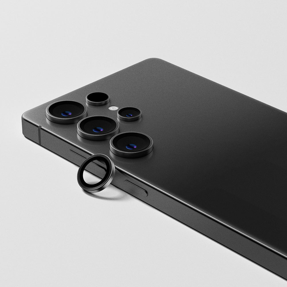 Galaxy S25 Ultra Amazingthing Titan Safir Kamera Lens Koruyucu + Kolay Uygulama Aparatlı Şeffaf