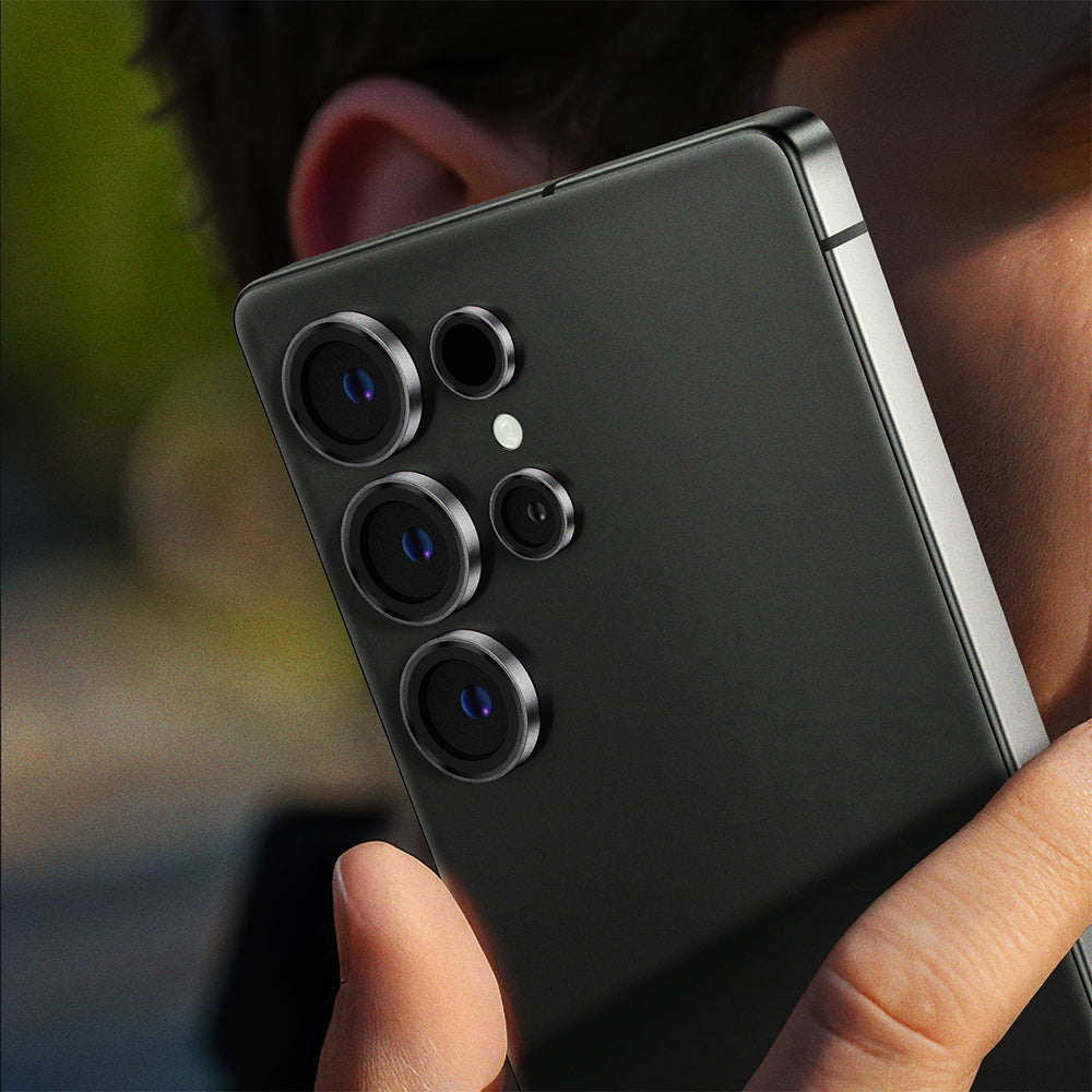 Galaxy S25 Ultra Amazingthing Titan Safir Kamera Lens Koruyucu + Kolay Uygulama Aparatlı Şeffaf