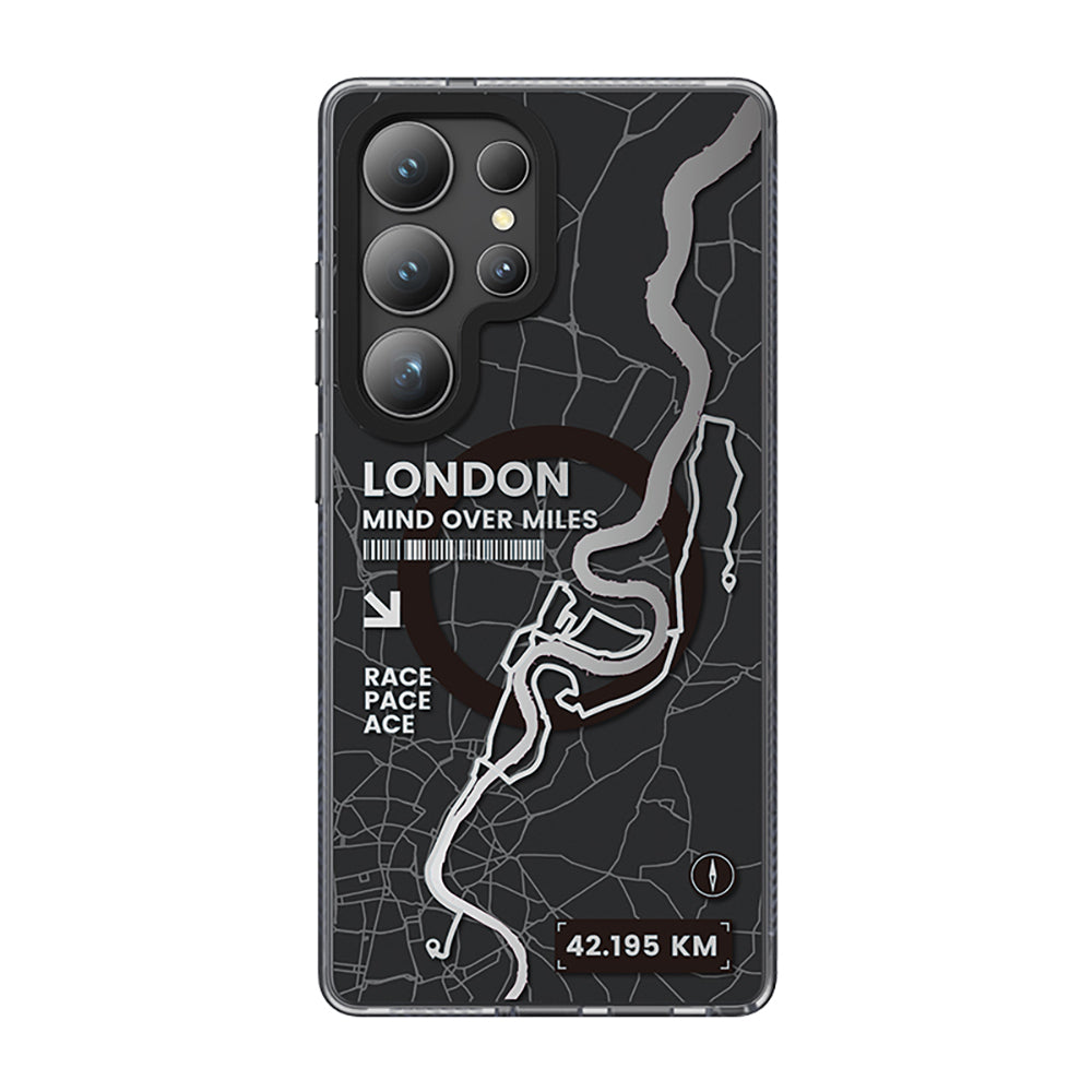 Galaxy S25 Ultra Kılıf Magsafe Şarj Özellikli Benks Dynamic City Serisi Kılıf Yeşil