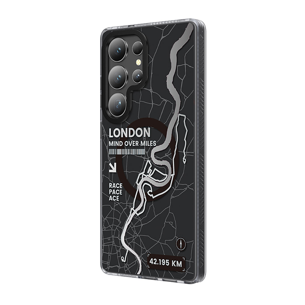 Galaxy S25 Ultra Kılıf Magsafe Şarj Özellikli Benks Dynamic City Serisi Kılıf Siyah