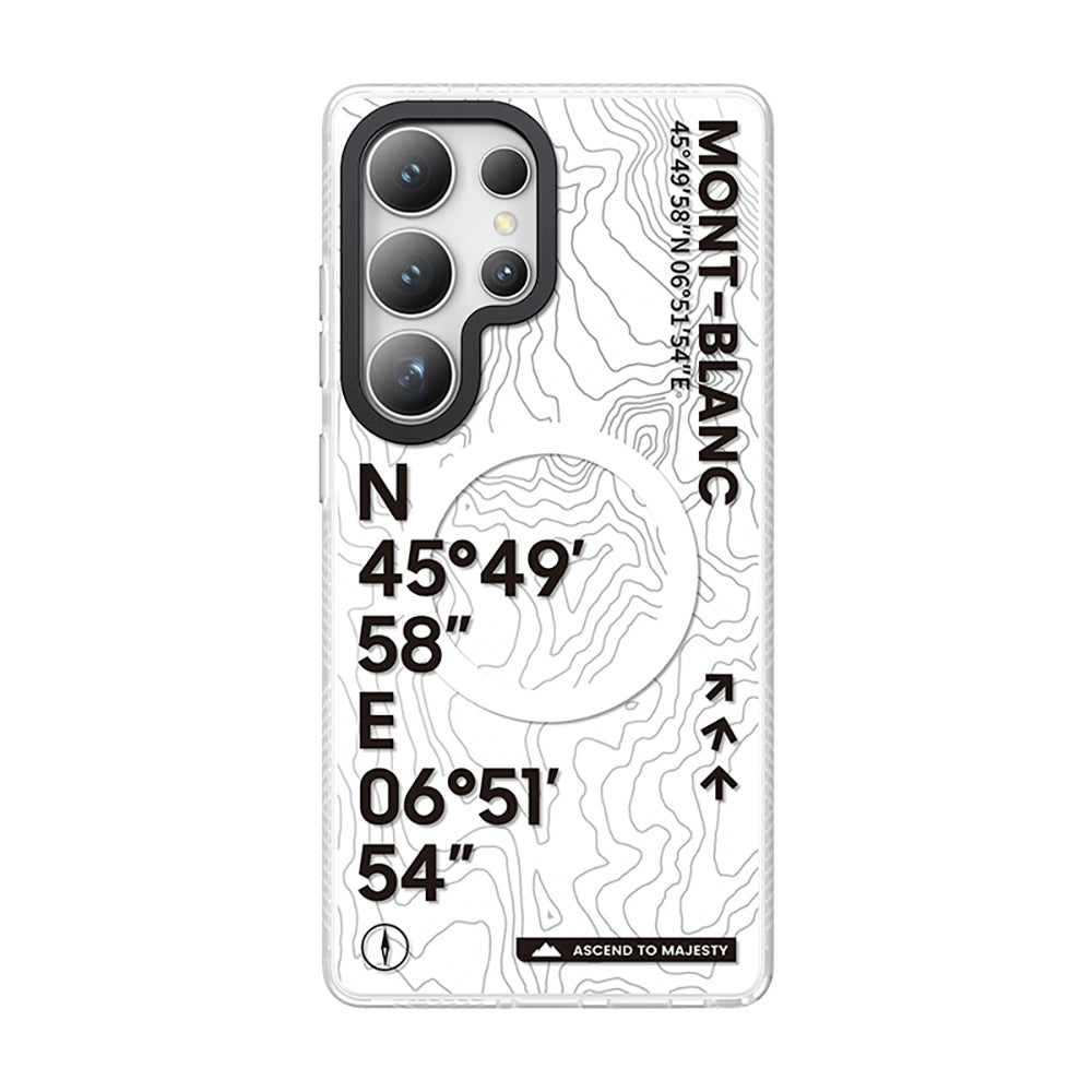 Galaxy S25 Ultra Kılıf Magsafe Şarj Özellikli Benks Dynamic Summit Serisi Kılıf Beyaz