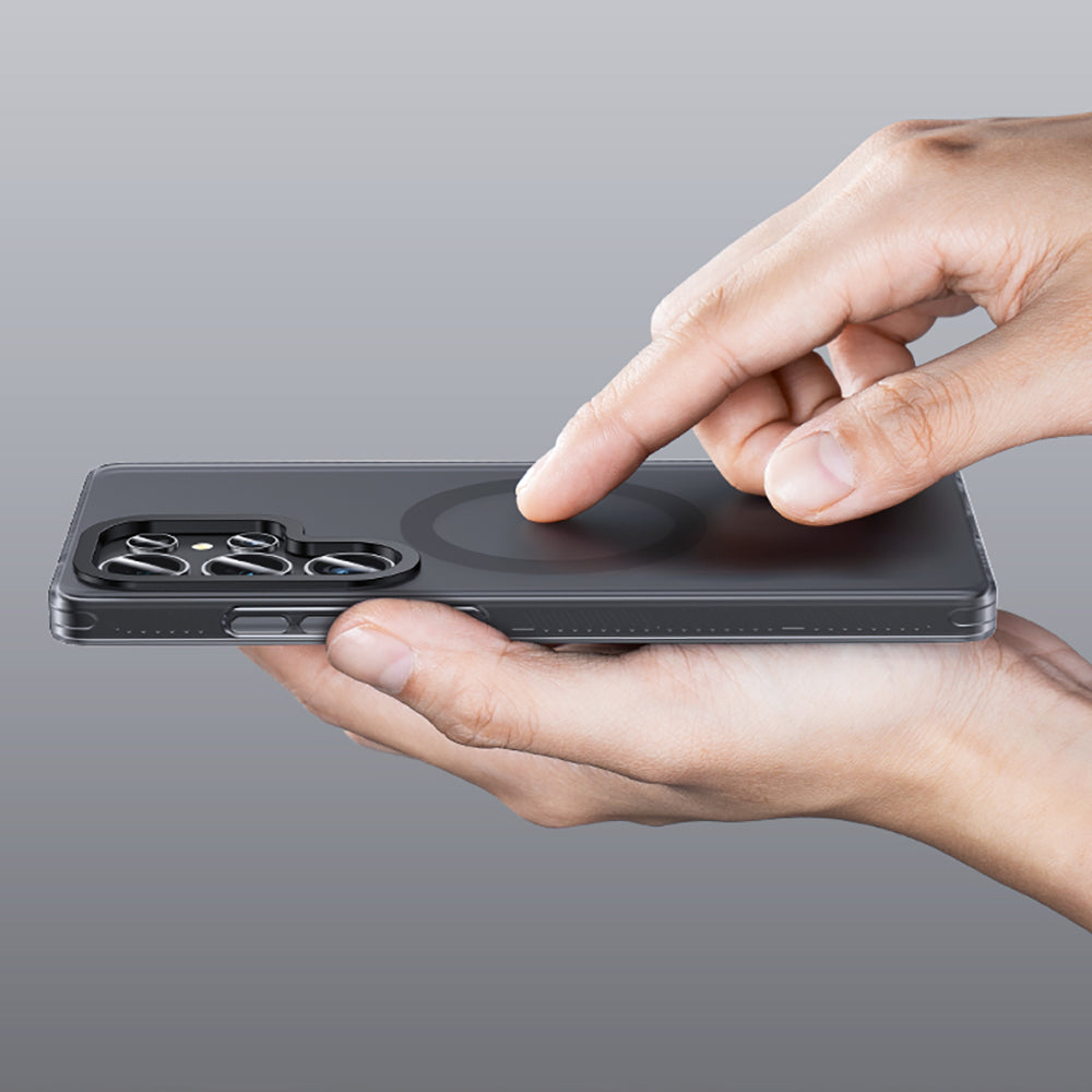 Galaxy S25 Ultra Kılıf Magsafe Şarj Özellikli Benks Lucid Armor Kılıf Siyah