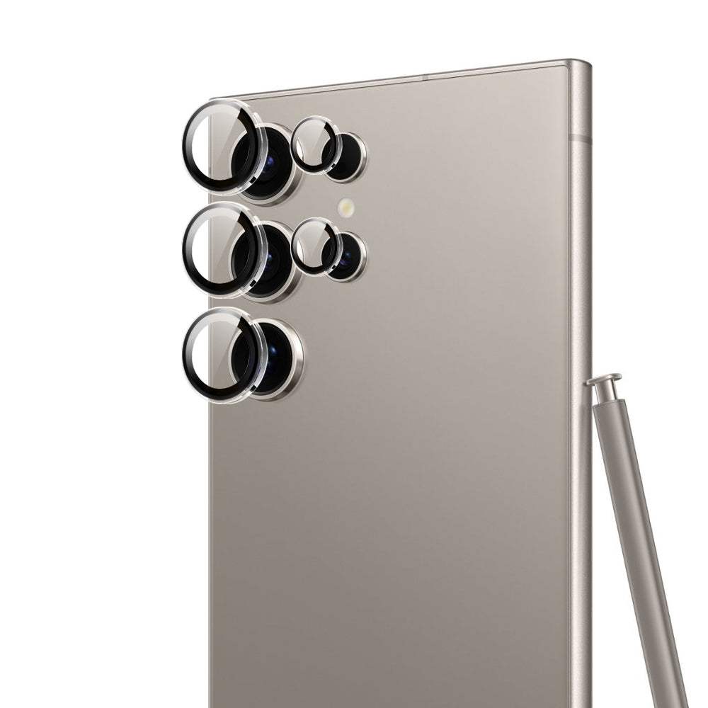 Galaxy S25 Ultra Wiwu LG-011 Lens Guard Oleofobik Anti Reflective Kamera Lens Koruyucu + Kolay Uygulama Aparatlı Şeffaf