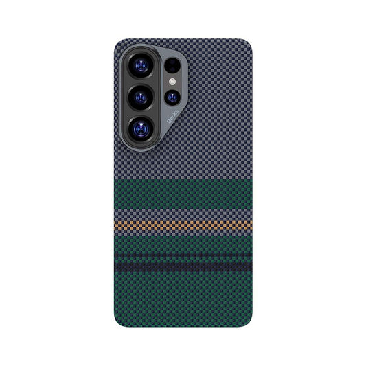Galaxy S26 Ultra Kılıf M-safe Şarj Özellikli Karbon Fiber Tasarımlı Benks Aurora ArmorPro Kevlar Kapak