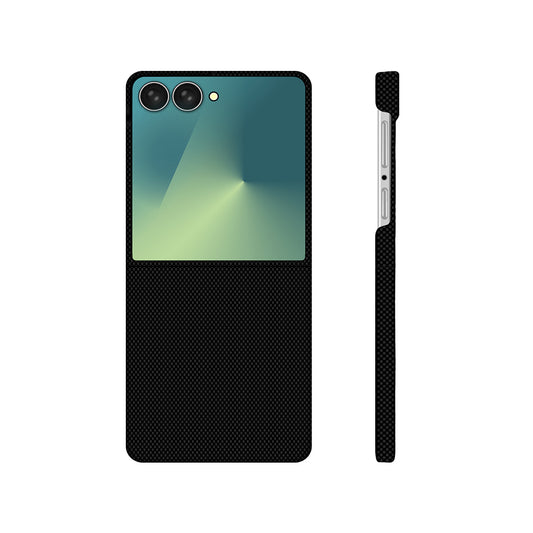 Galaxy Z Flip 7 Kılıf M-Safe Şarj Özellikli Zore Paris Zerre Sert PC Kapak