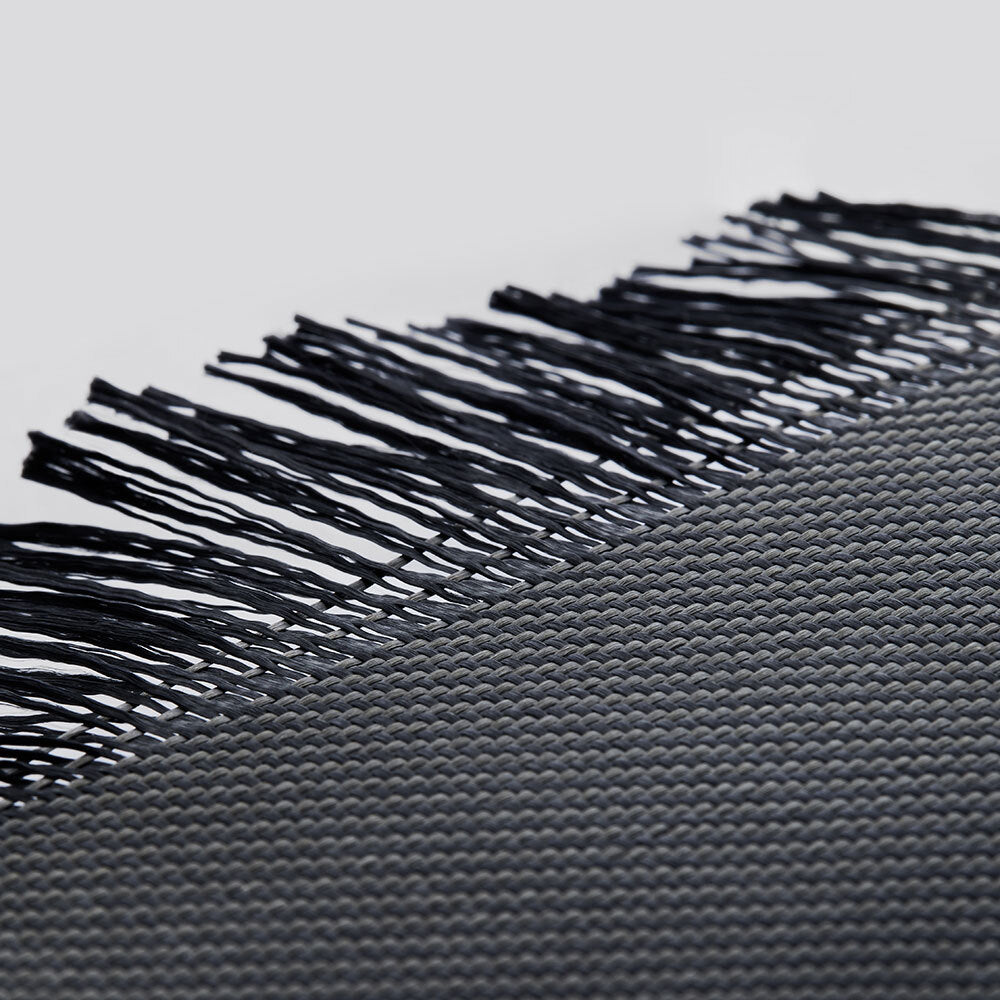 Galaxy Z Fold 6 Kılıf Magsafe Şarj Özellikli 600D Aramid Fiber Pitaka Ultra-Slim Classic Serisi Black-Grey Twill Kılıf Siyah-Gri