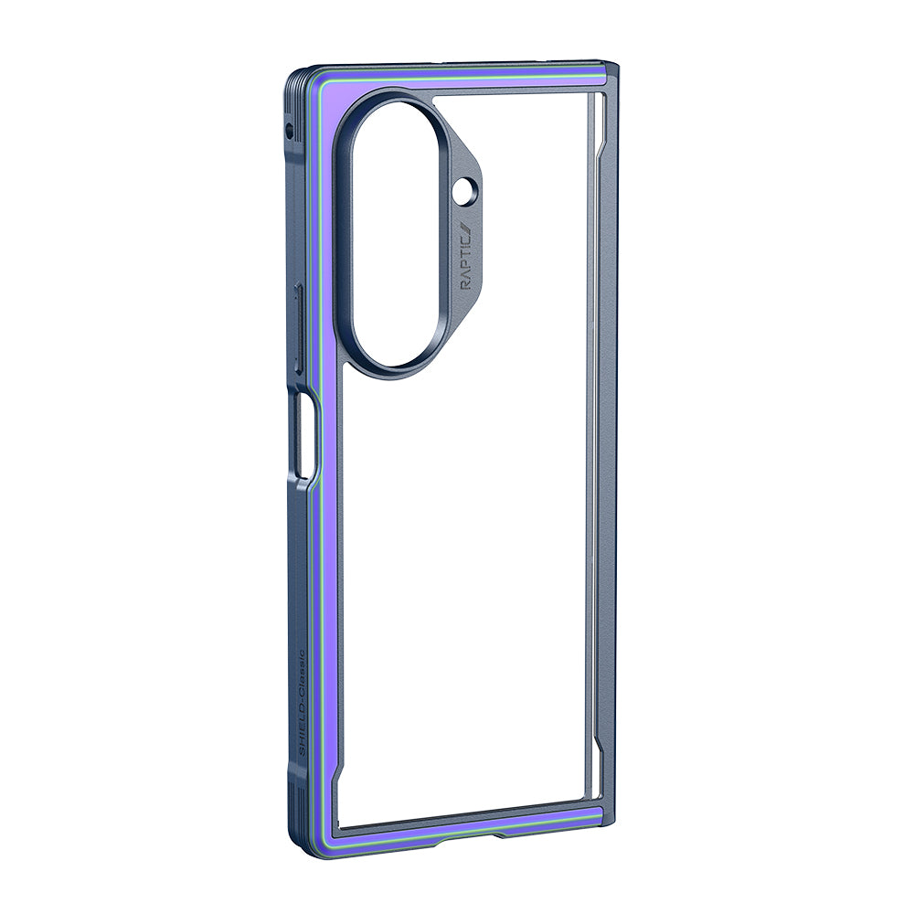 Galaxy Z Fold 7 Kılıf M-safe Şarj Özellikli Airbagli Raptic Shield Serisi Şeffaf Arka Yüzey Kapak