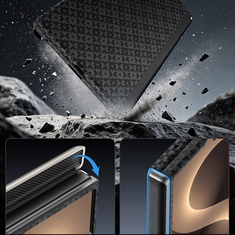 Galaxy Z Fold 8 Benks ArmorAir ArmorGrid Grand Combo Üçlü Aksesuar Seti (Ön Arka Kevlar Karbon Kapak + Ekran Koruyucu)
