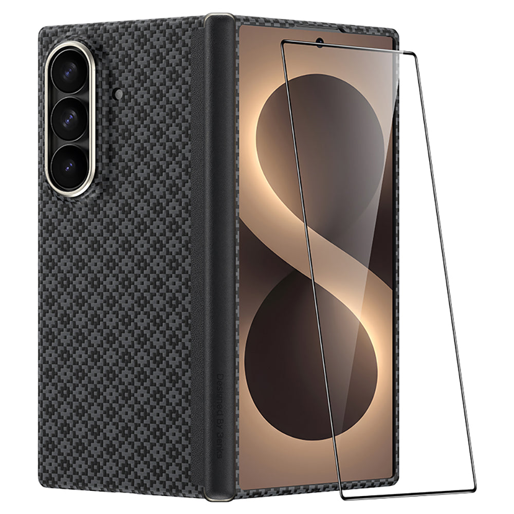 Galaxy Z Fold 8 Ultra Benks ArmorAir ArmorGrid Grand Combo Üçlü Aksesuar Seti (Ön Arka Kevlar Karbon Kapak + Ekran Koruyucu)