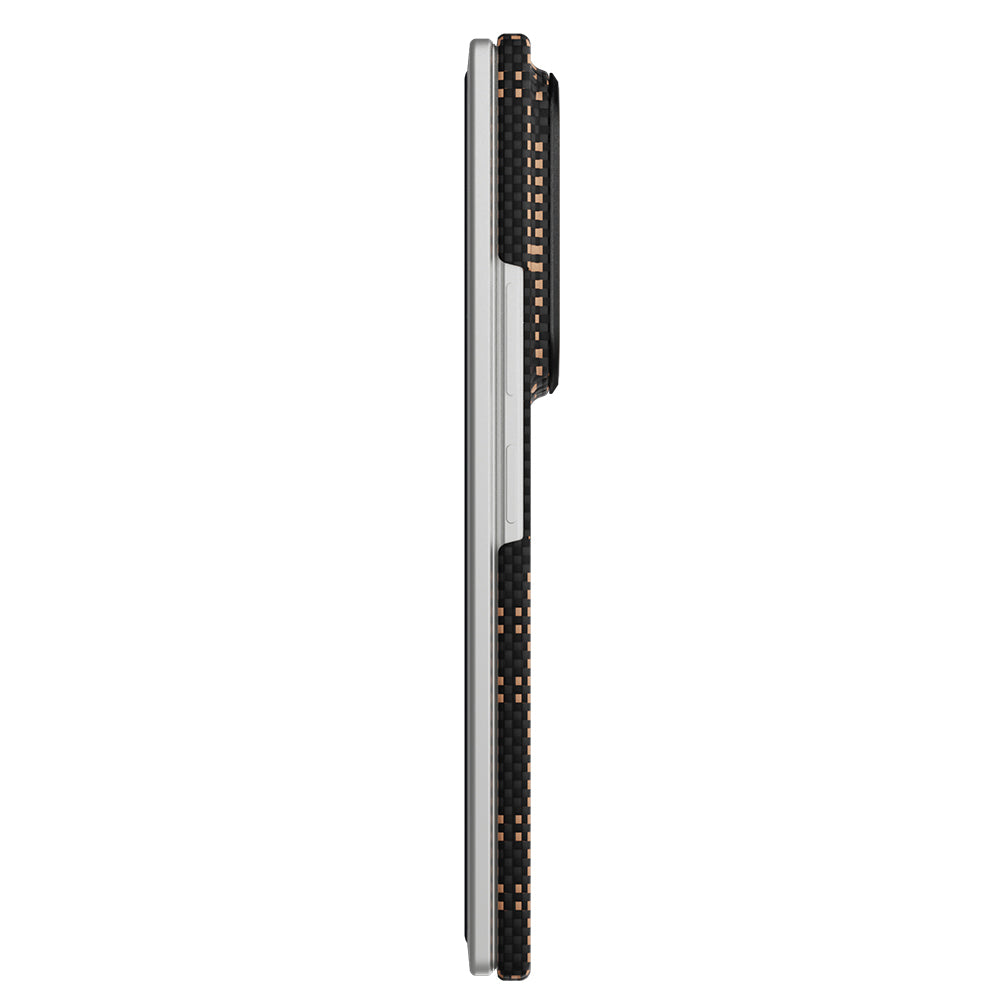Galaxy Z Fold 8 Ultra Kılıf M-safe Şarj Özellikli Raptic Aramid SkinPro Serisi Karbon Kapak
