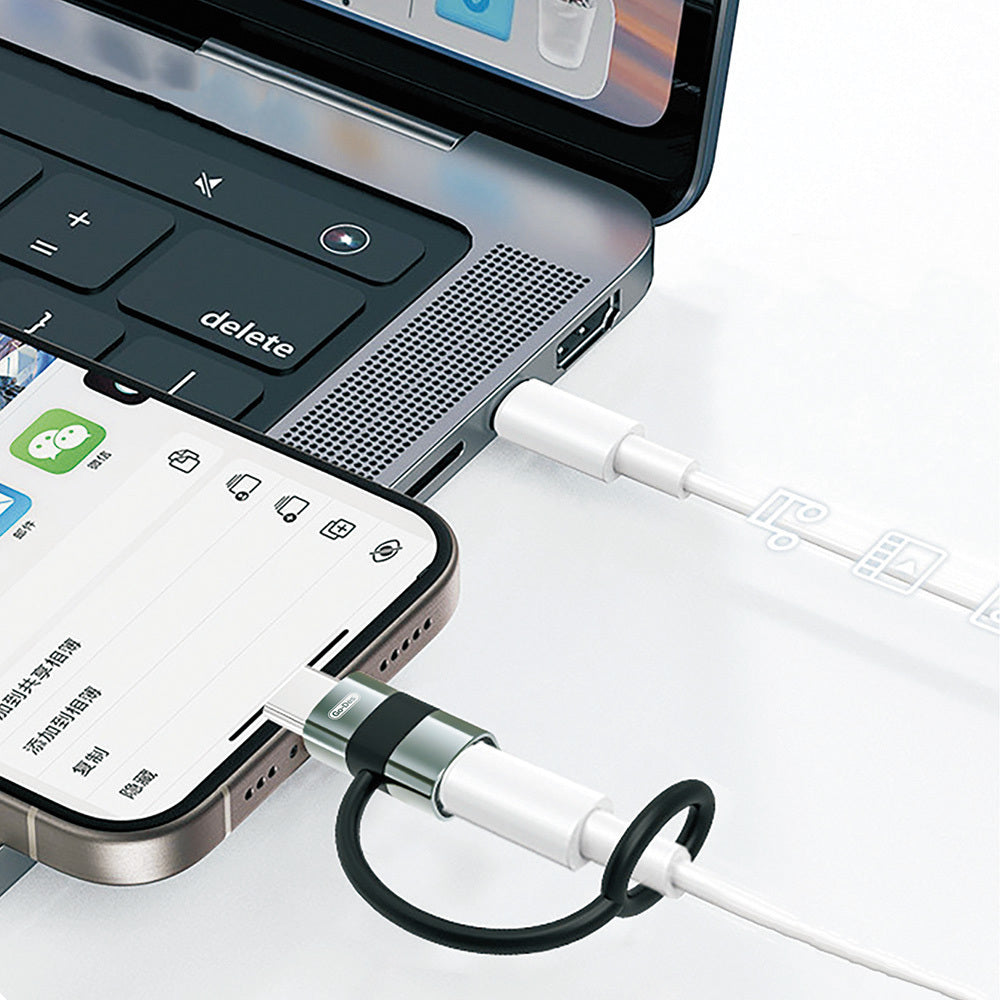 Go-Des GD-CT067 Type-C to Lightning Data Ve Hızlı Şarj Adaptörü Siyah