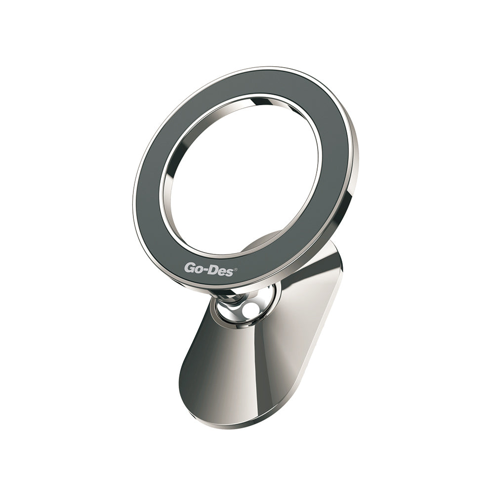 Go Des GD-HD215 Magnetik M-safe 360 Derece Dönebilen Oynar Başlıklı Araç İçi Telefon Tutucu Gri
