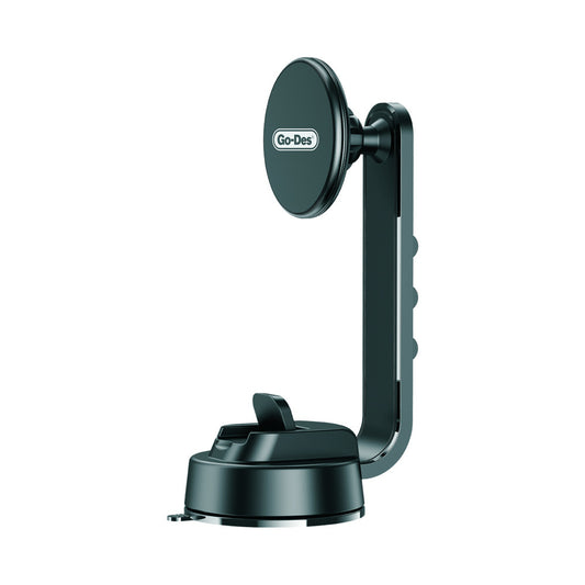 Go Des GD-HD219 M-safe Magnetik Bükülebilen Vantuzlu Araç Telefon Tutucu