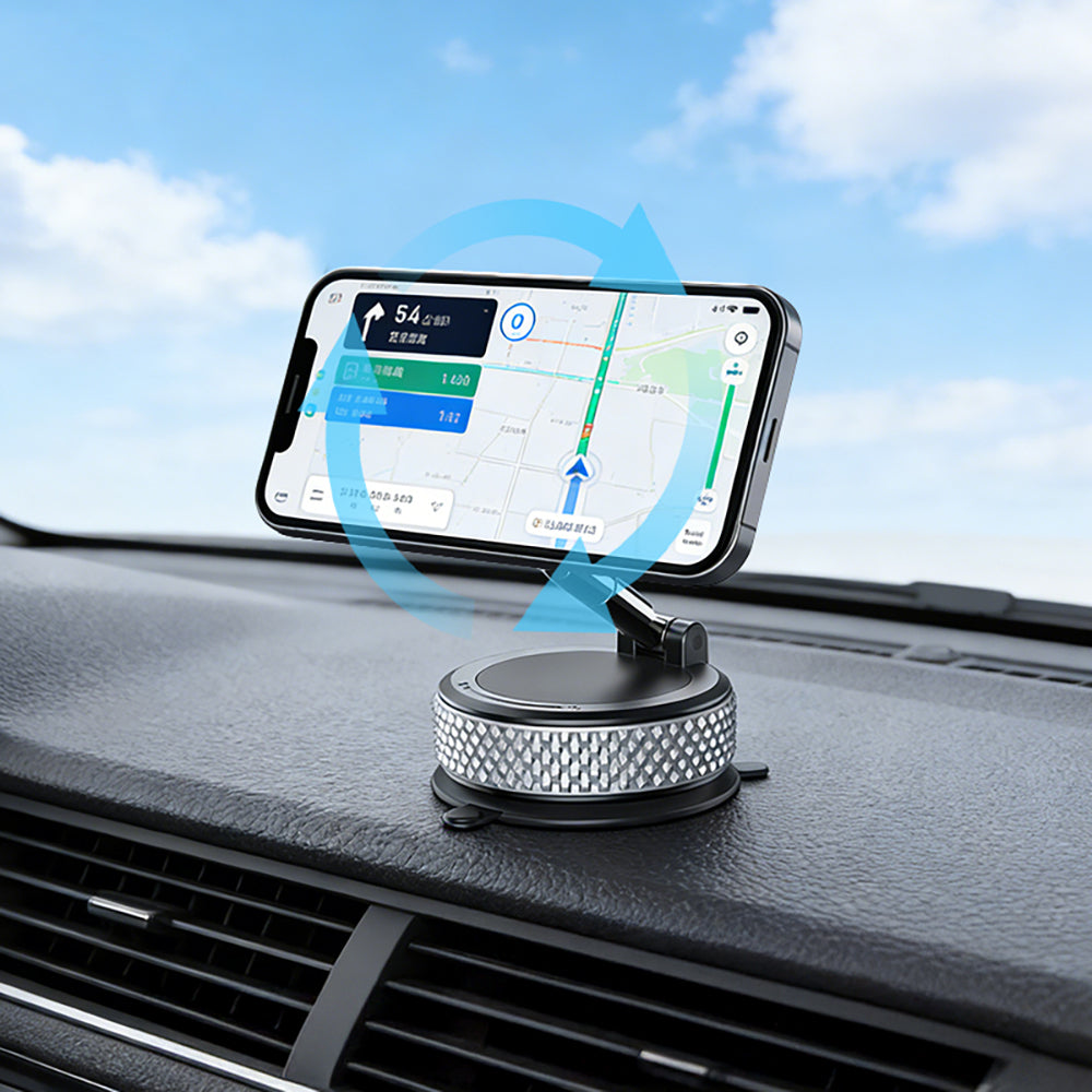 Go Des GD-HD243 360 Derece Dönebilen Vakum Özellikli Magnetik Telefon Tutucu