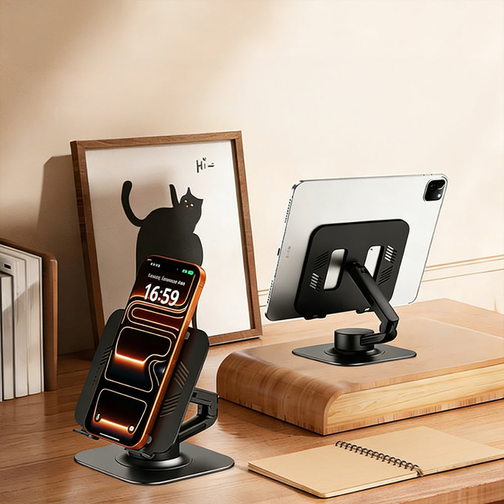 Go Des GD-HD378 Ayarlanabilir Katlanabilir 360 Derece Dönebilen Telefon ve Tablet Standı