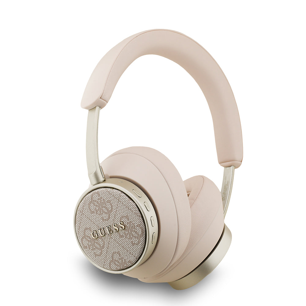 Guess Orjinal Lisanslı Ayarlanabilir 4G Desenli Metal Klasik Logolu Kulak Üstü Bluetooth Kulaklık