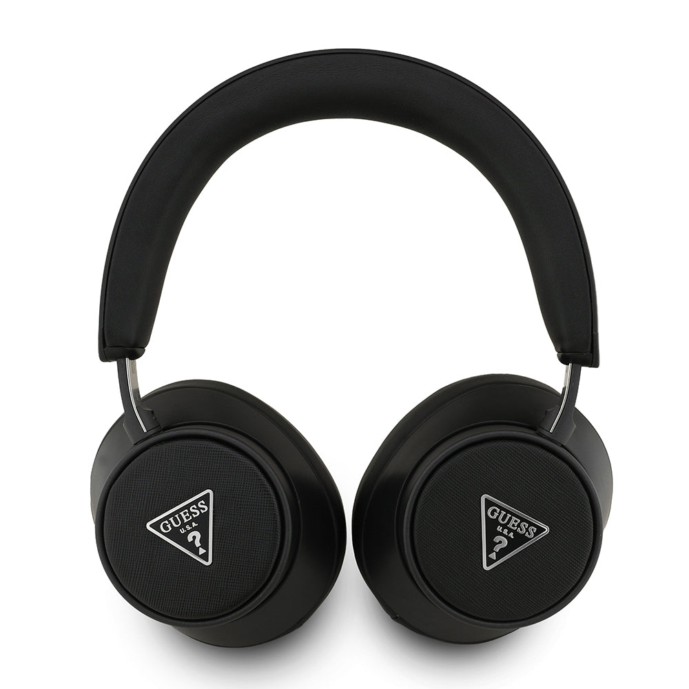 Guess Orjinal Lisanslı ENC Üçgen Logolu Saffiano Kulak Üstü Bluetooth Kulaklık