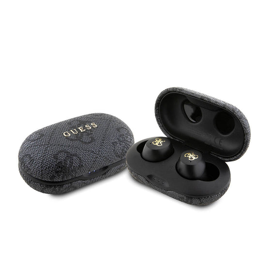 Guess Orjinal Lisanslı Klasik Metal Yazı Logolu TWS Kulak İçi Bluetooth Kulaklık Pembe