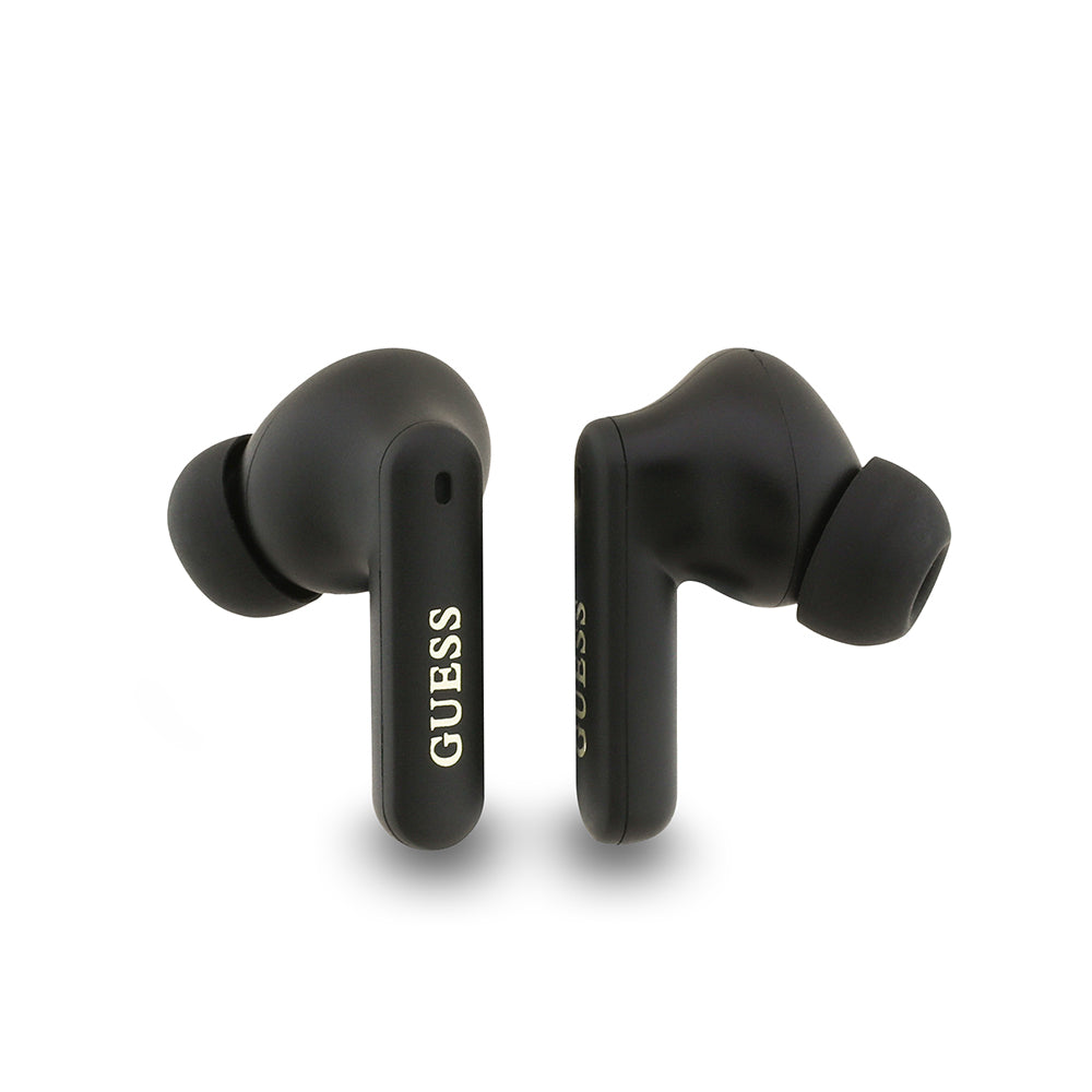 Guess Orjinal Lisanslı PU 4G Desenli Klasik Metal Yazı Logolu TWS Kulak İçi Bluetooth Kulaklık