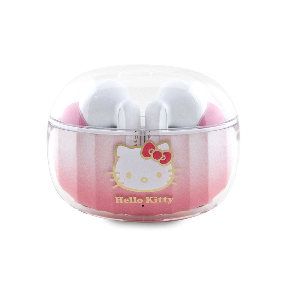 Hello Kitty Orjinal Lisanslı Renk Geçişli Tasarım Elektroplating Logolu TWS Bluetooth Kulaklık