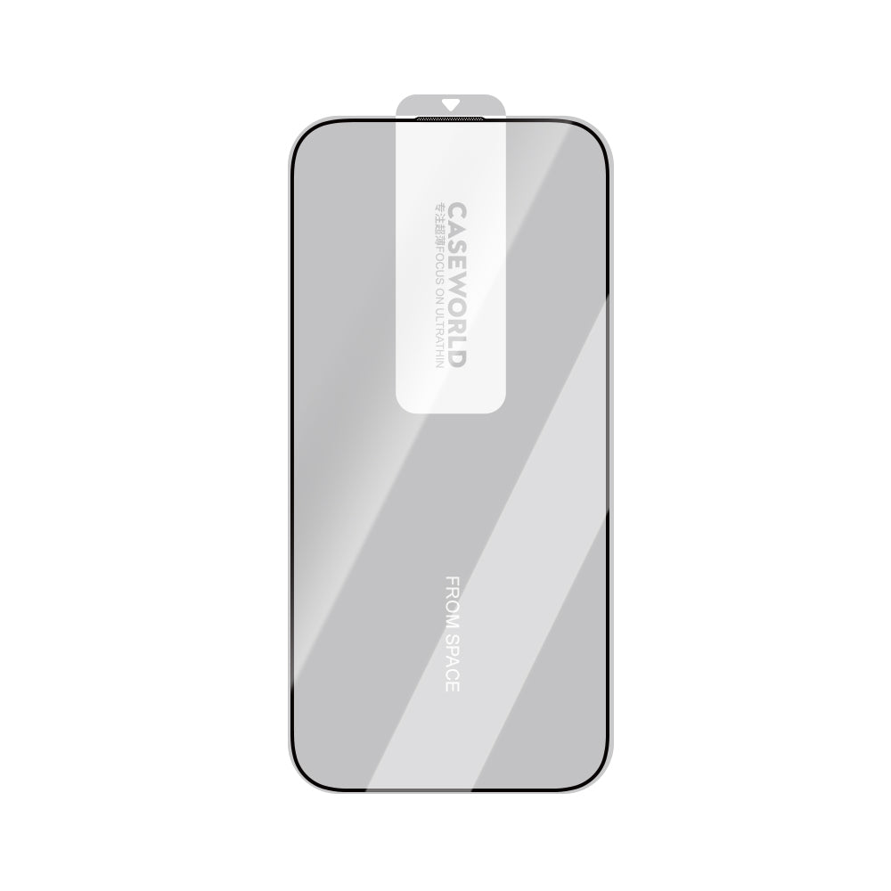 Apple iPhone 16 Pro CaseWorld Crystal Essence Serisi 0.15mm 3D&HD Temperli Cam Ekran Koruyucu Şeffaf