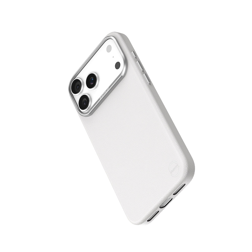 iPhone 17 Pro Kılıf M-Safe Şarj Özellikli Polimerik Deri Raptic Urban Nano Kapak Siyah