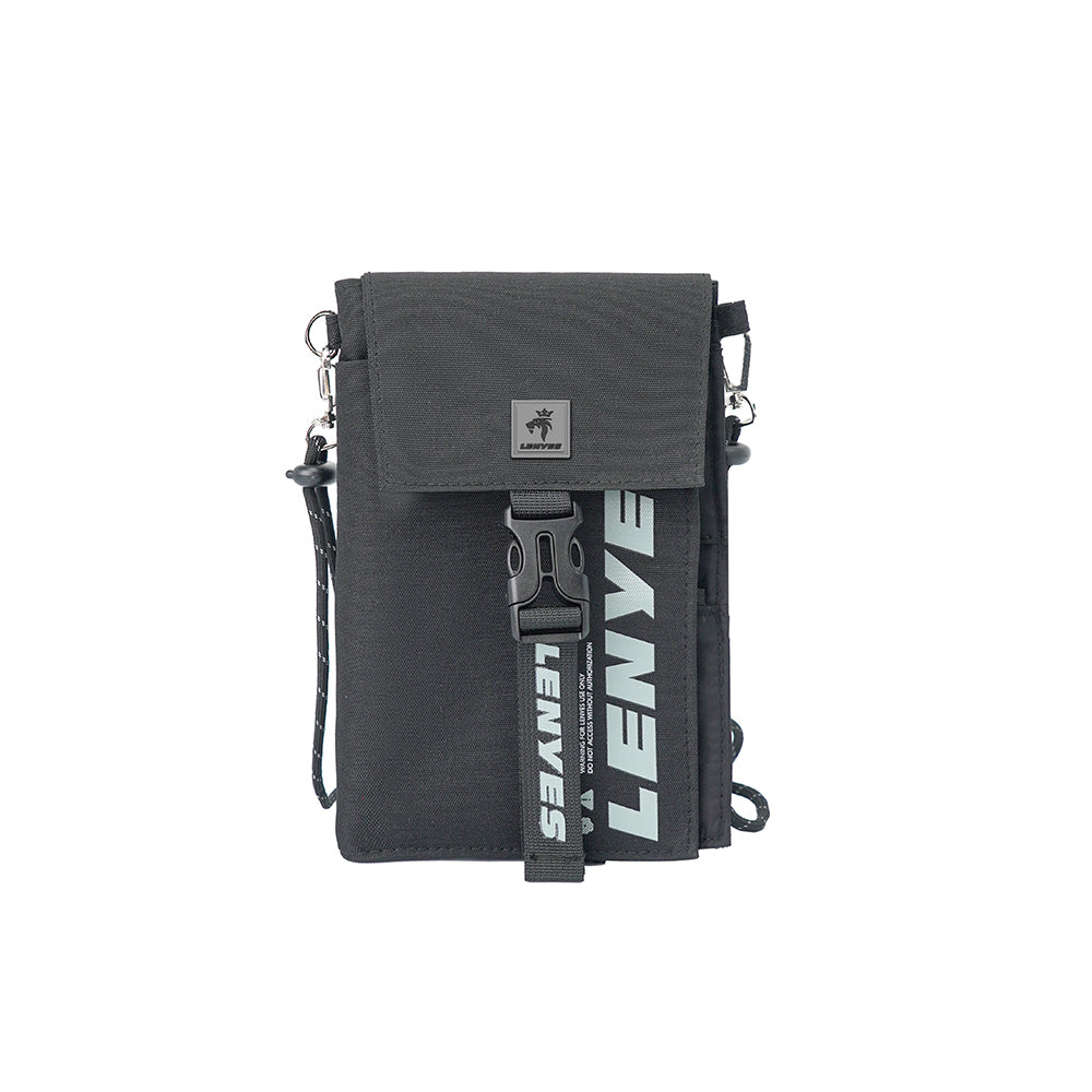 Lenyes LB582 Roamer Serisi Çok Amaçlı Su Geçirmez Polyester Kumaş Ayarlanabilir Omuz Askılı Çapraz Vücut Çantası