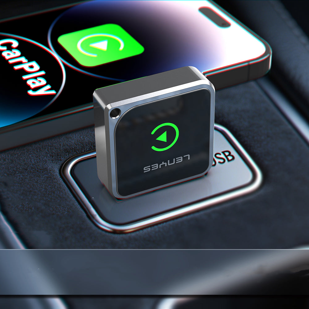 Lenyes LCP06 Android Auto Destekli CarPlay USB Bluetooth 5.3 Wireless Transmitter Adaptör