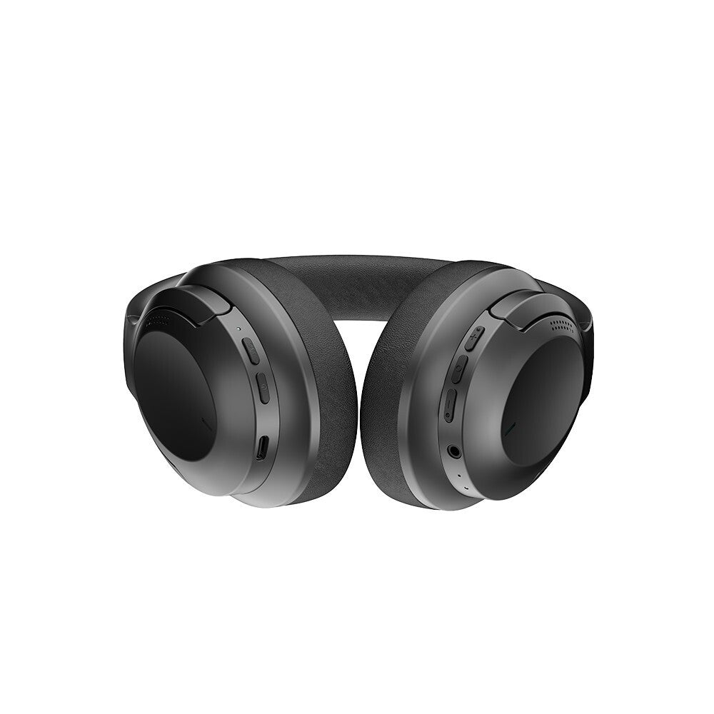 Lenyes LH26 Katlanabilir Tasarımlı ANC Özellikli Kulak Üstü Bluetooth Kulaklık v5.4 Siyah