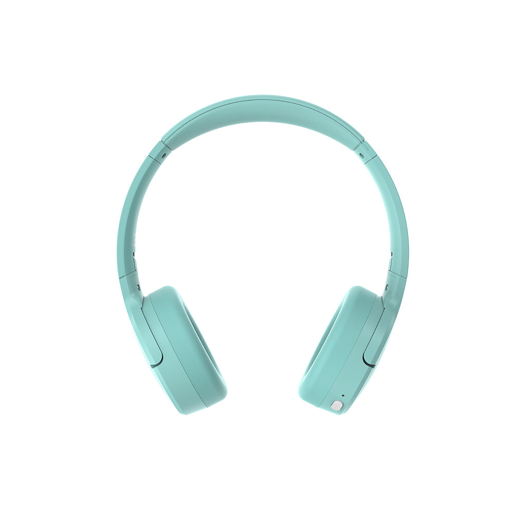 Lenyes LKH31 Ayarlanabilir Çocuklara Özel Kulak Üstü Kablolu ve Bluetooth Kulaklık v5.4 Yeşil