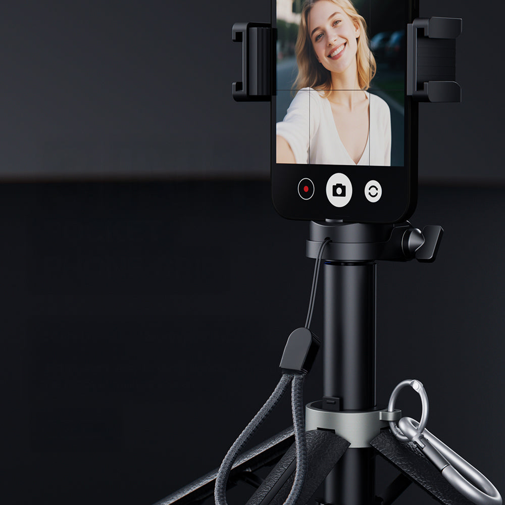 Lenyes LPH112 Dolgu Işıklı 360 Derece Dönebilen 3in1 Selfie Çubuğu ve Tripod