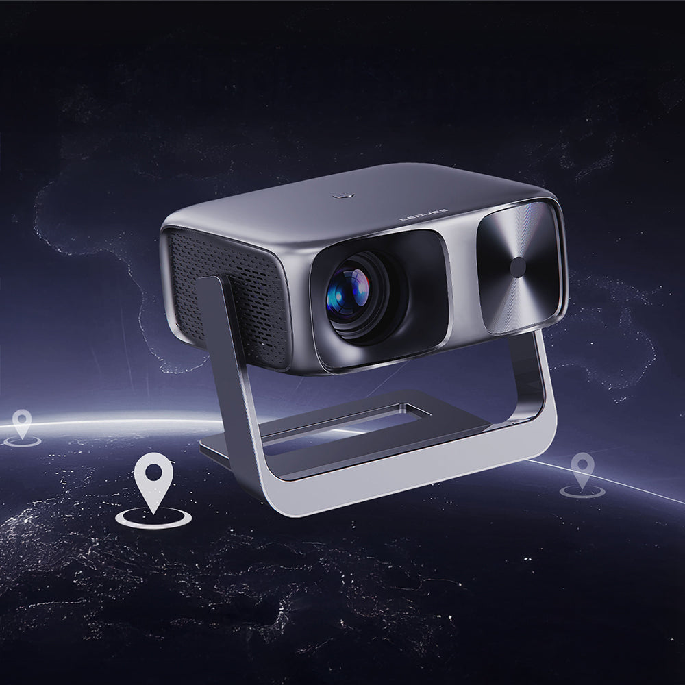 Lenyes LPR06 600 ANSI Lümen 1080P Full HD 4K Destekli Wi-Fi 6 Bluetooth 5.1 ve Otomatik Fokus Projektör Yansıtma Cihazı
