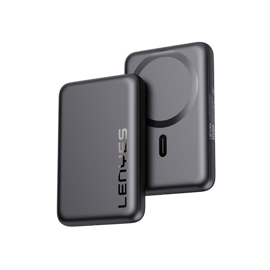 Lenyes PW139D PD 20W Ultra İnce Hızlı Şarj Özellikli Wireless Powerbank 15W 10000mAh