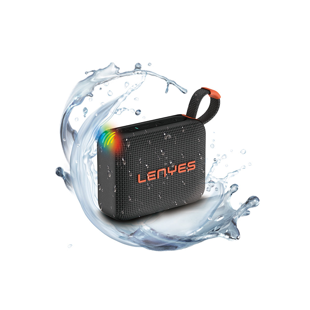 Lenyes S216 Su Geçirmez Özellikli RGB Işıklı Askılı Mini Bluetooth Speaker Hoparlör v5.3