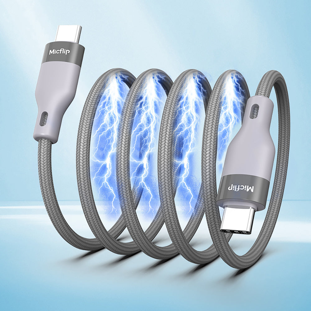 Micflip A25 Type-C to Type-C PD Hızlı Şarj Özellikli Data ve Şarj Kablosu 240W 2M