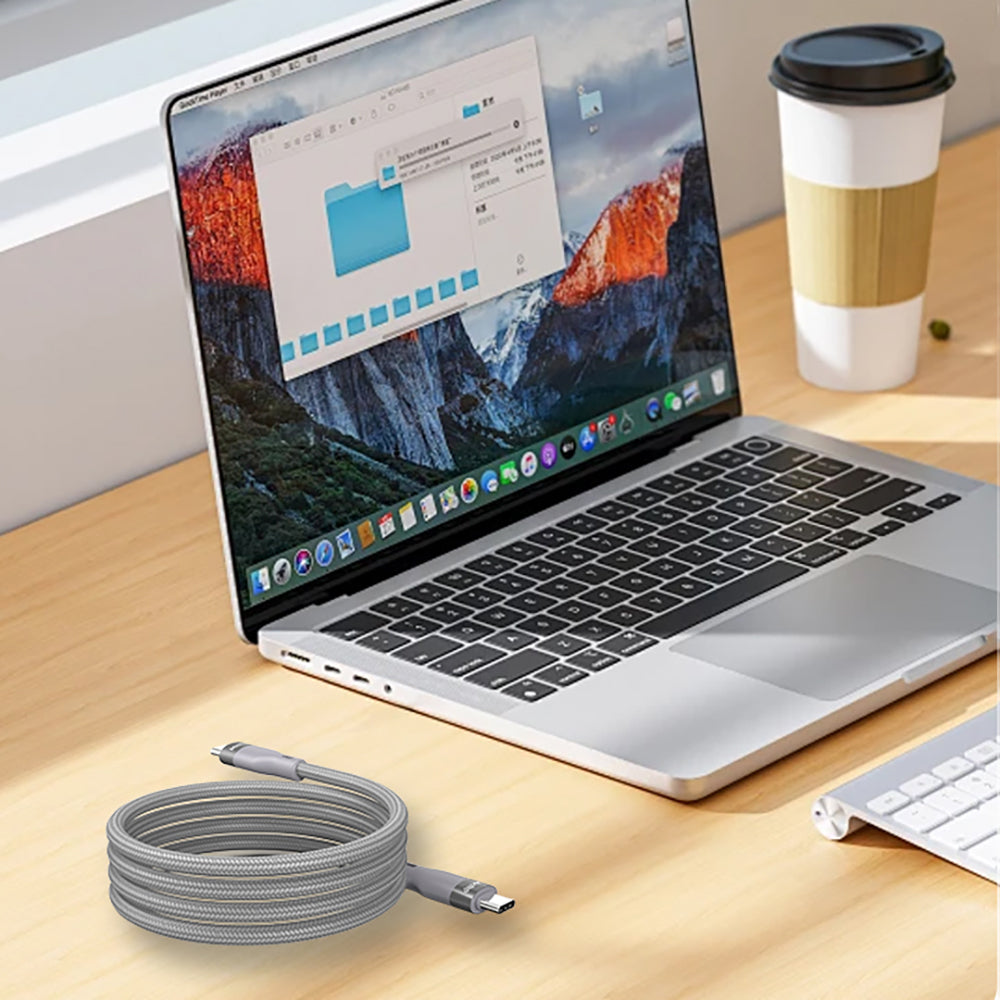 Micflip A25 Type-C to Type-C PD Hızlı Şarj Özellikli Data ve Şarj Kablosu 240W 2M