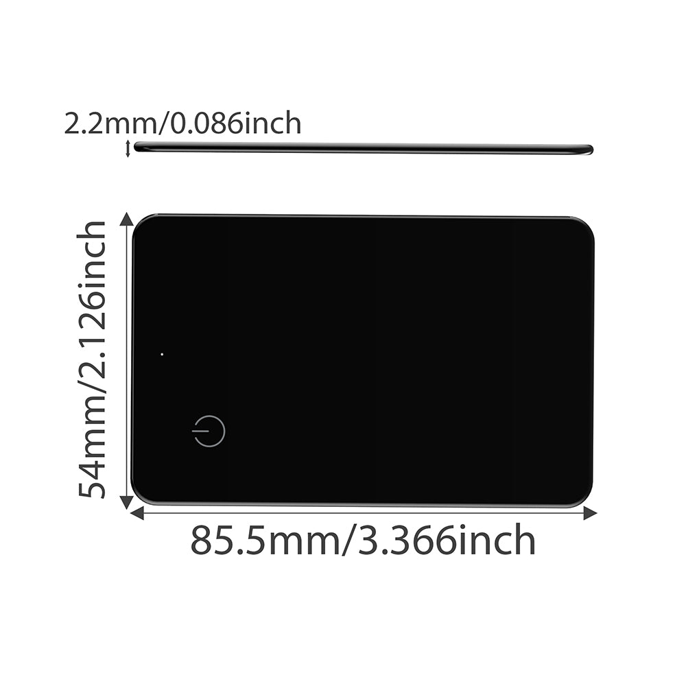 Micflip P045 Suya Dayanıklı iOS ve Android Cihazlar için Wireless Şarj Özellikli Akıllı Takip Kartı